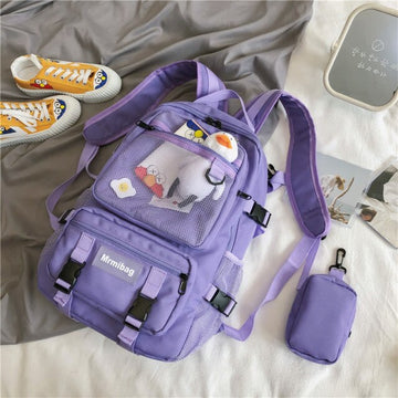 Kylethomasw  Waterproof Oxford Women Backpack Fashion Unisex Net Pocket School Bags For Teenage Bagpack Large Capacity Travel Backpack